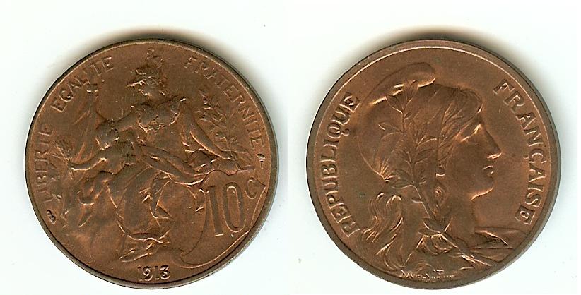 10 Centimes Dupuis 1913 AU+